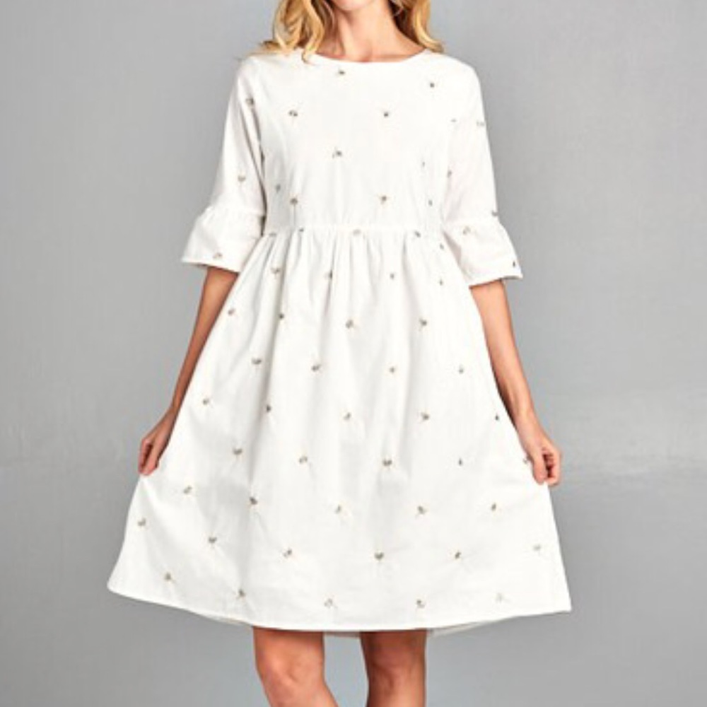 Tea n Rose  Dress🌹NWT 🌹 Medium- has pockets!